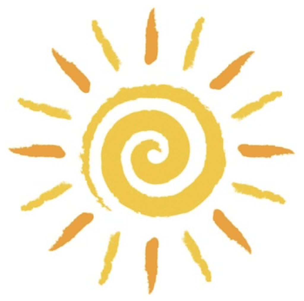 Aufkleber SONNE sticker bullet journal aquarell planerE