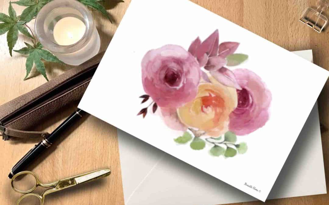 Karte ROSEN Ranunkeln